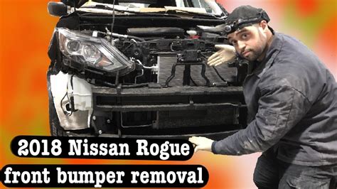 nissan rogue bumper|nissan rogue front bumper removal.